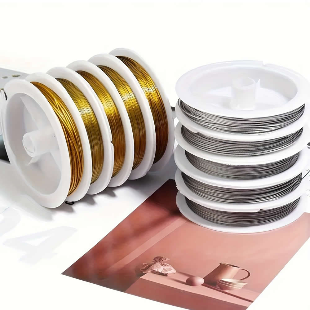 Fishing Line - 0.3-1mm Stainless Steel Tigertail Beading Wire