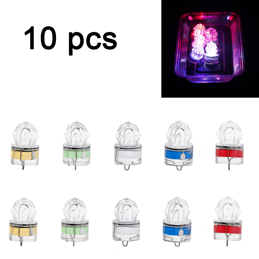 Fishing Equipment Used - 10 pcs LED Fishing Lamp Underwater