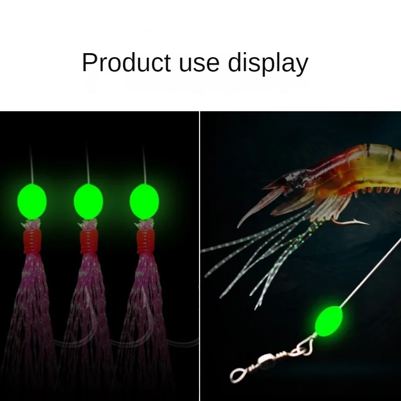 100pcs/lot Oval Night Luminous - Fishing Equipment Used ulasan dan harga