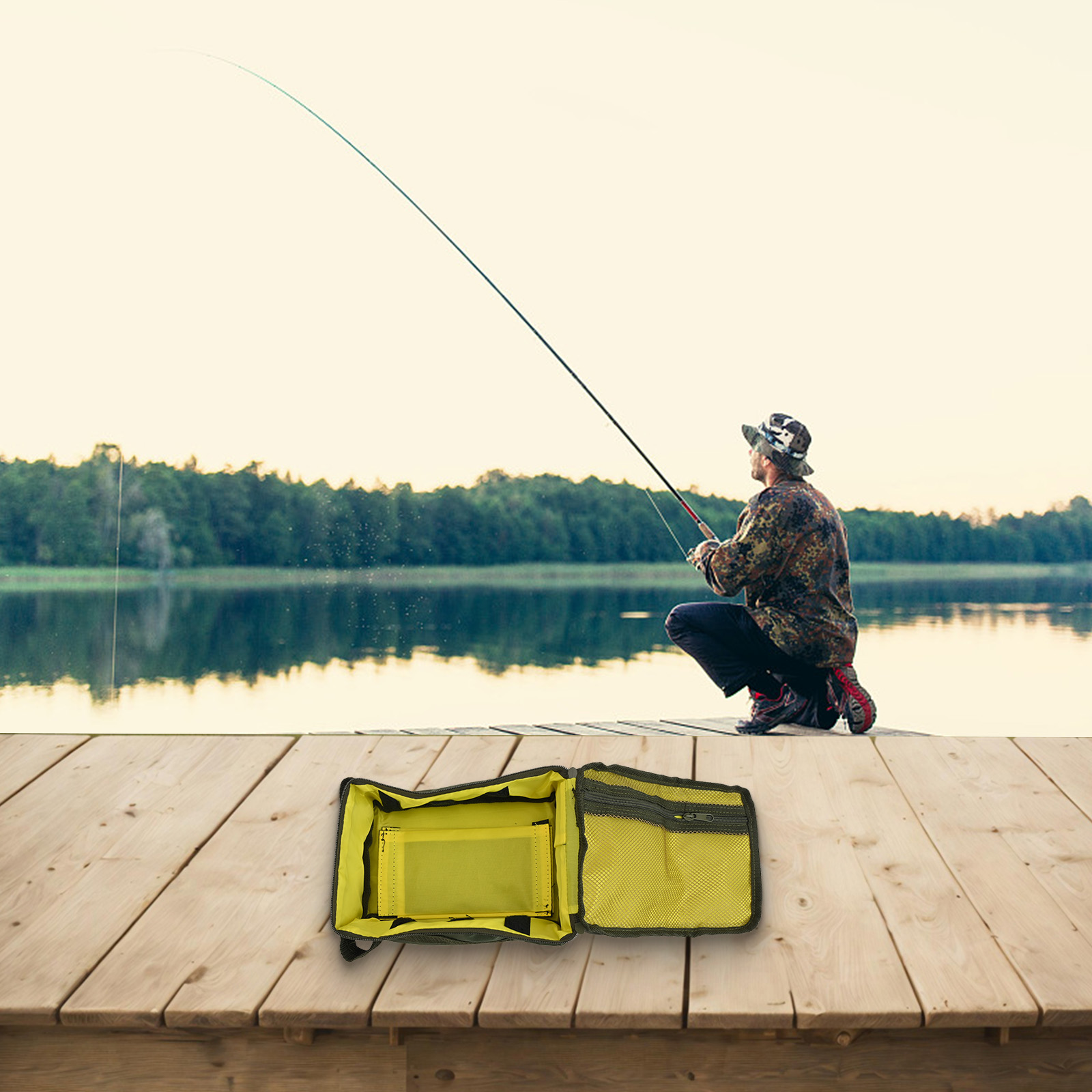 Fishing Trip Fishing Reel Case - Fishing Equipment Terms ulasan dan harga