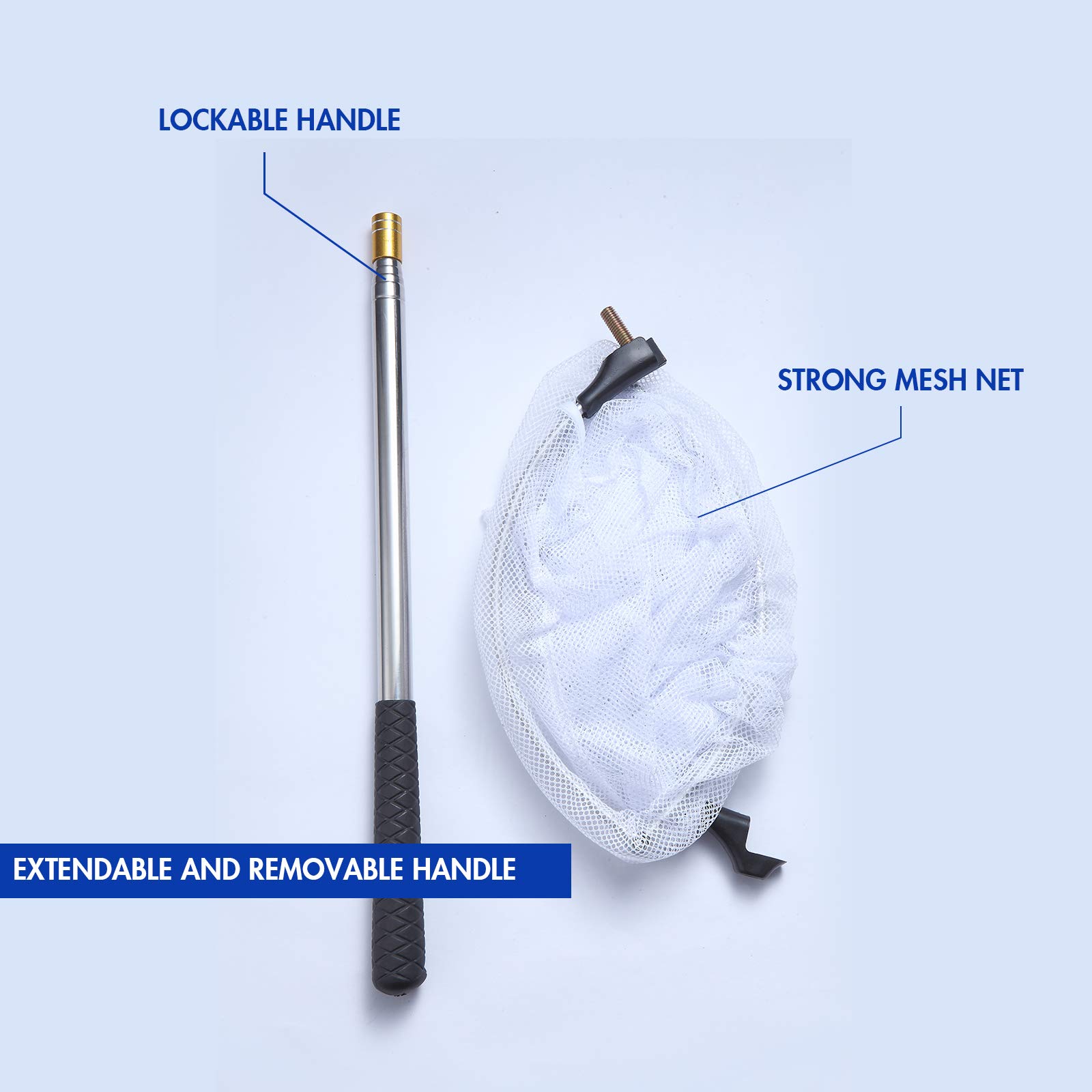 Stainless Steel Telescopic But - Landing Net Telescopic ulasan dan harga