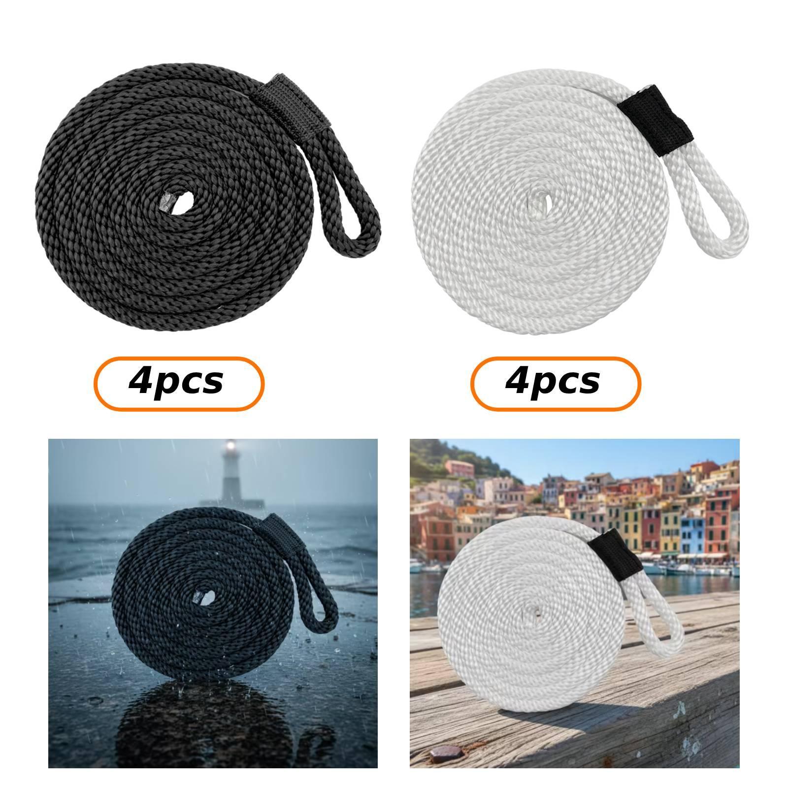 4 Pieces Docklines Mooring Rop - Fishing Line ulasan dan harga