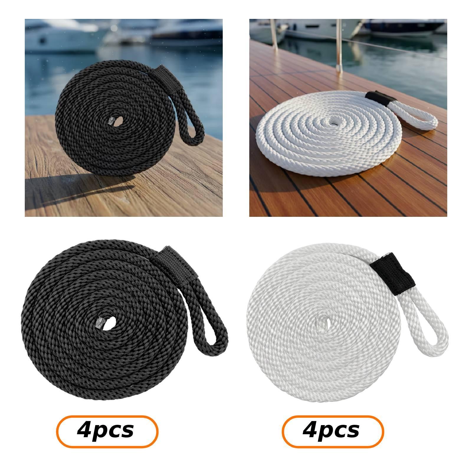 4 Pieces Docklines Mooring Rop - Fishing Line ulasan dan harga